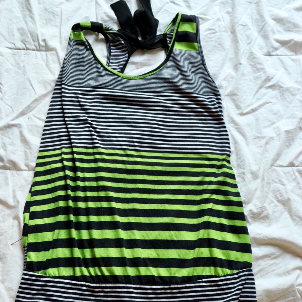 Striped Maternity Top with Bow Detail in Back
